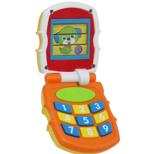 Telefon Edukacyjny Szczeniaczek Światło/Dźwięk
