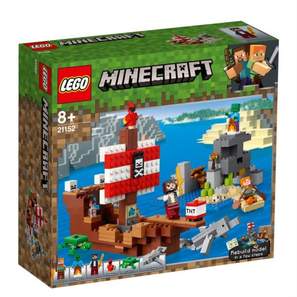 Lego Minecraft Przygoda na pirackim statku 21152
