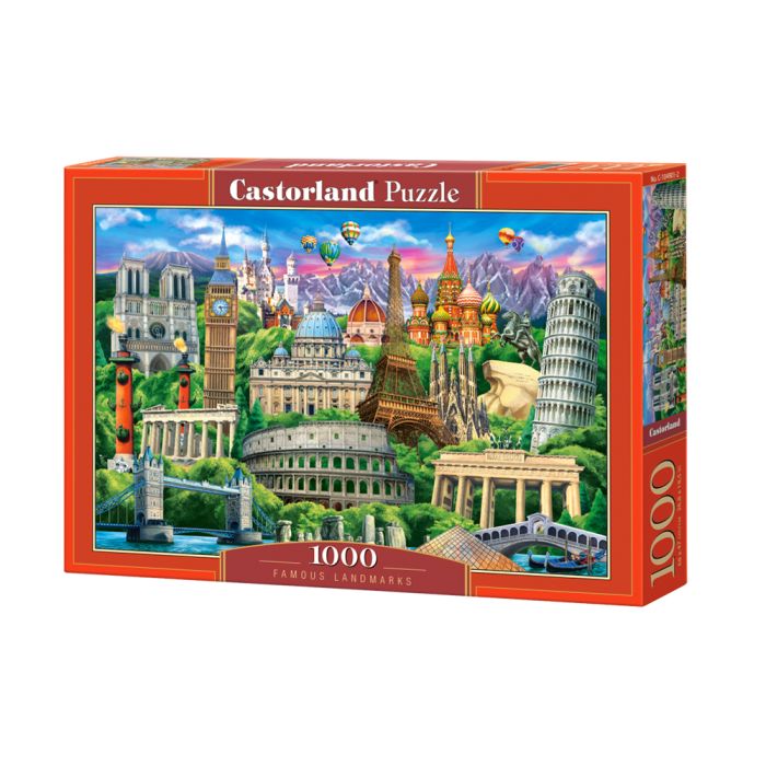 Puzzle 1000 el. famous Landmarks