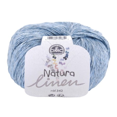 Włóczka lniana DMC Natura Linen kol. 07 błękitny
