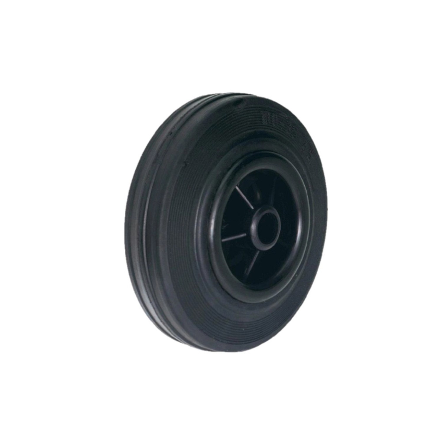 Domino Koło czarne 100mm 100kg guma