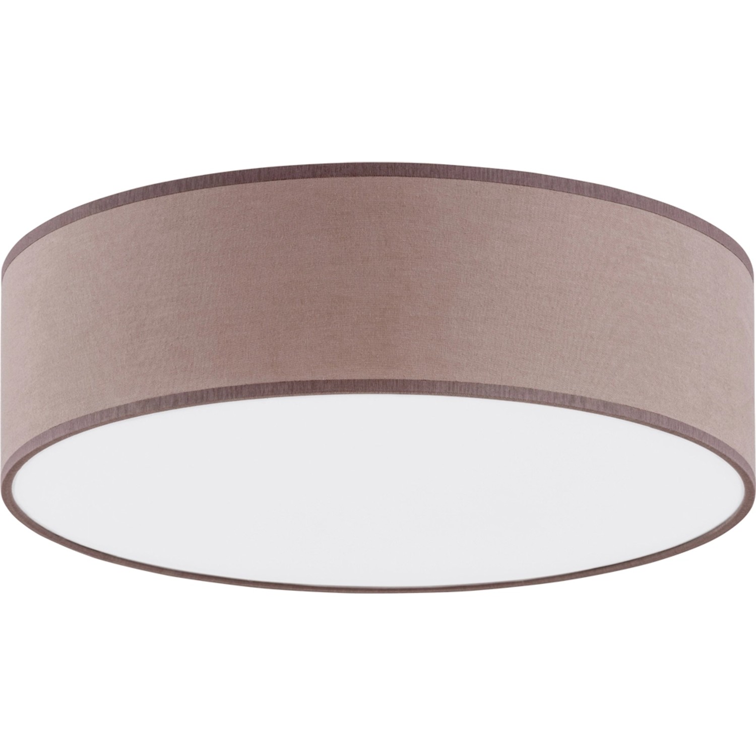 TK Lighting Lampa sufitowa RONDO śr. 50 cm 4x60W E27 kawowa