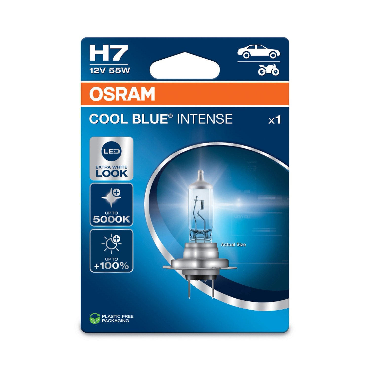 Osram Żarówka halogenowa cool blue H7 1 sztuka
