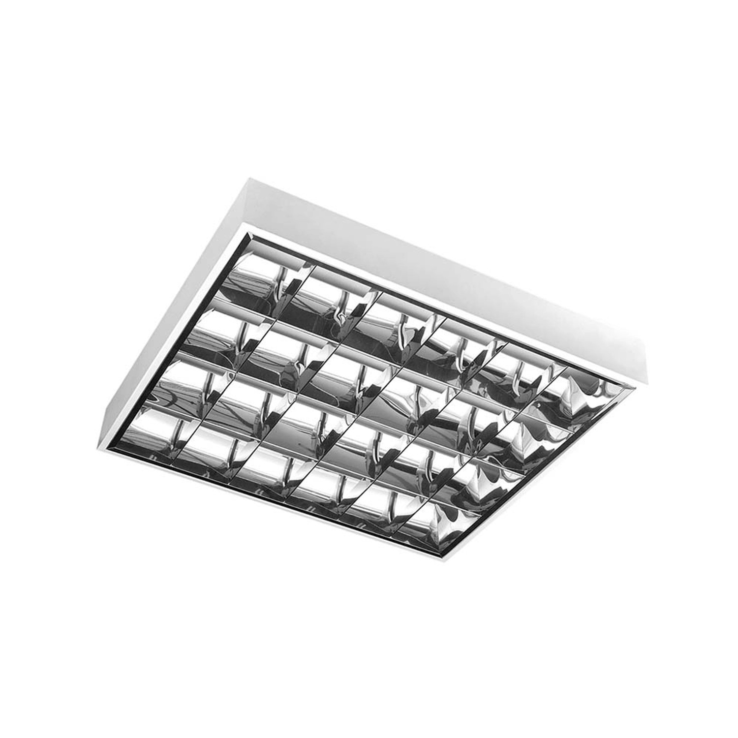 GTV Oprawa rastrowa LED natynkowa 4xT8 60 cm x 60 cm
