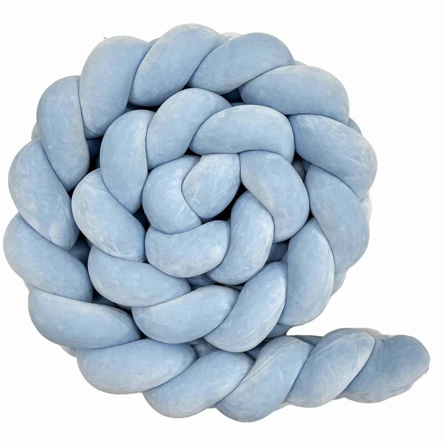 Ochraniacz warkocz welur blue LU - 300 cm
