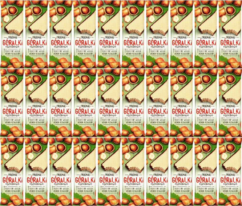 36x Wafelek Góralki, orzechowy, 45g