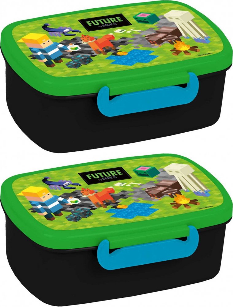 2x Lunchbox BackUP Future A, 16.5x10x7cm