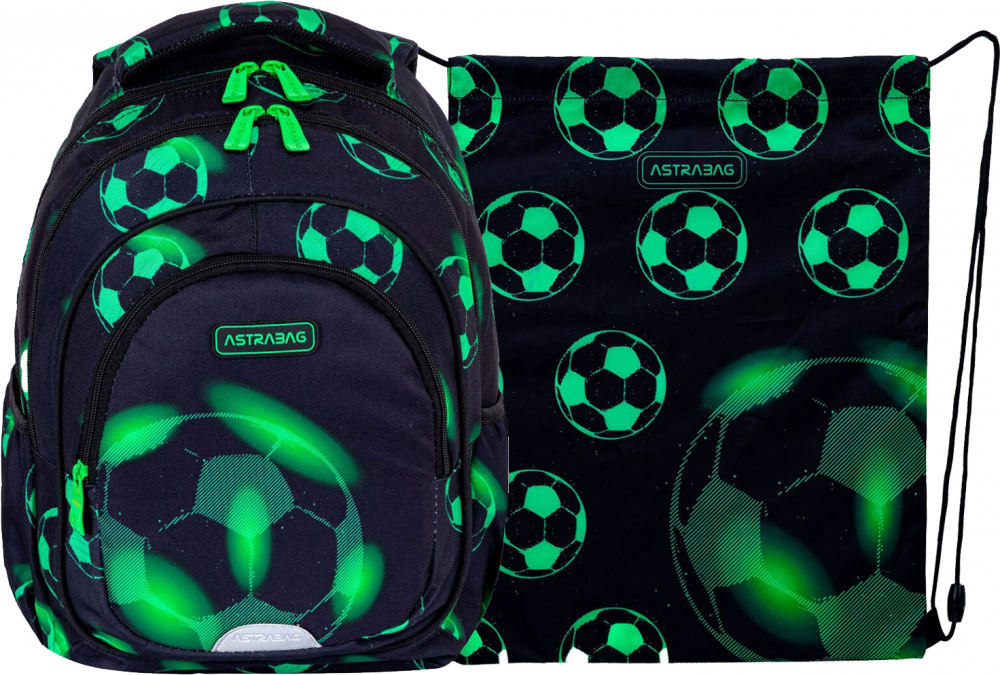 Zestaw: Plecak + worek na buty Astra Astrabag Neo Football