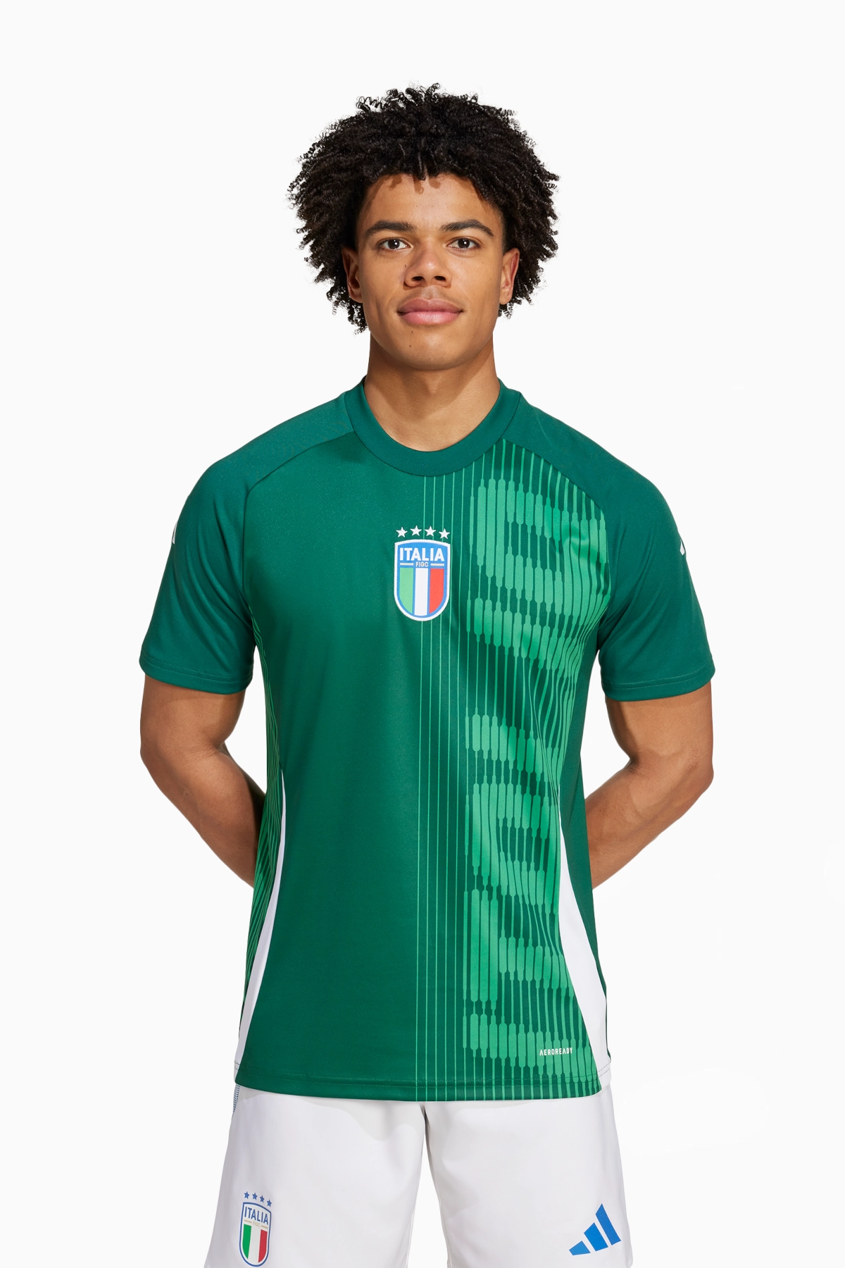 Koszulka Reprezentacji Włoch adidas 2024 Pre-Match - Zielony