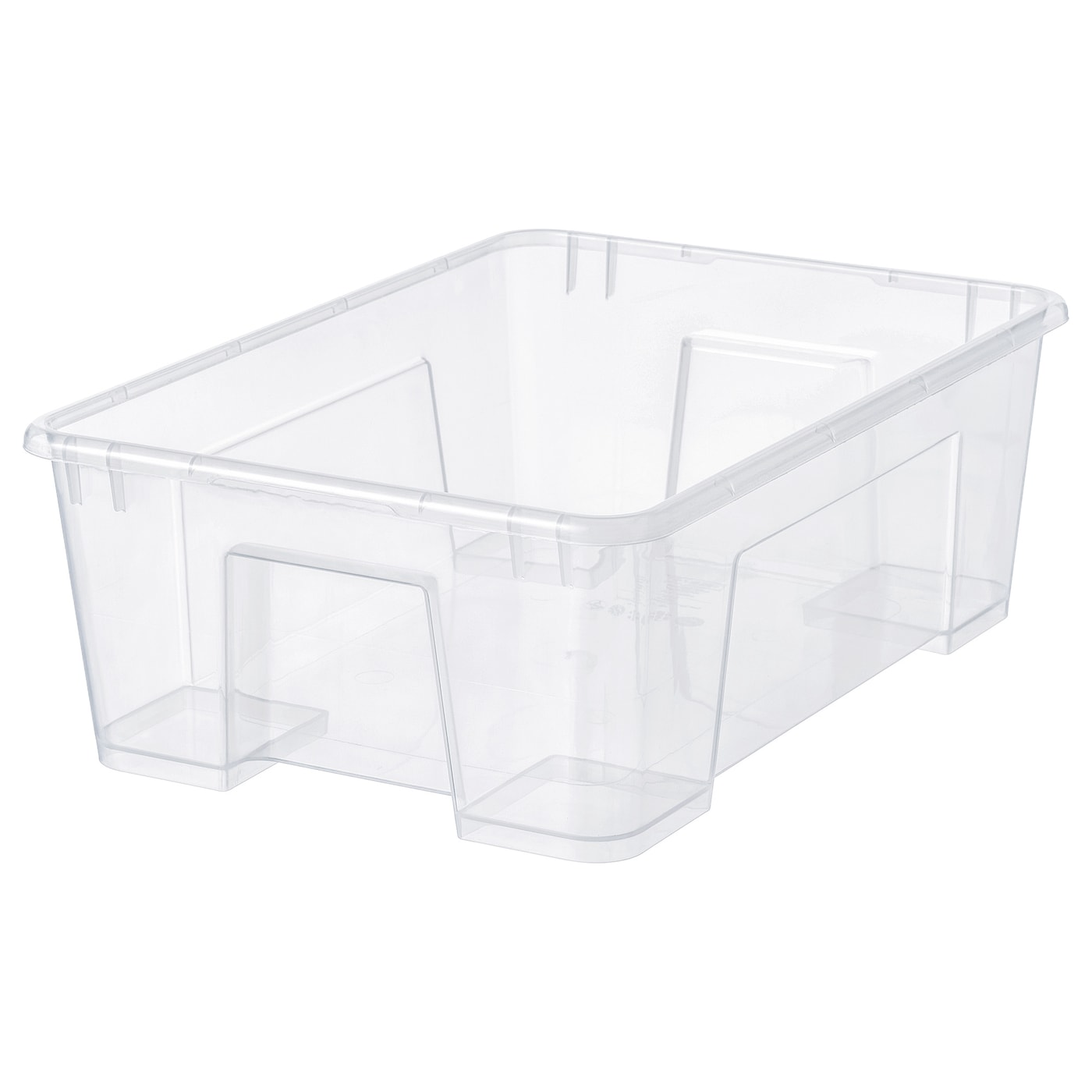 IKEA SAMLA pojemnik, przezroczysty, 39x28x14 cm/11 l
