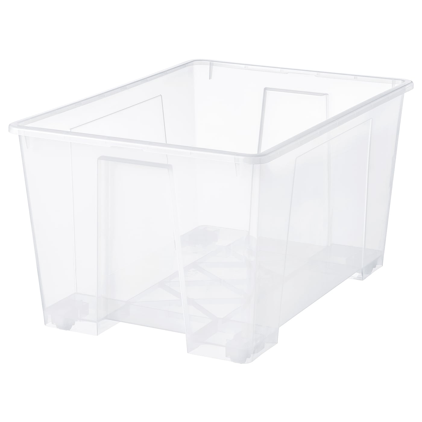 IKEA SAMLA pojemnik, przezroczysty, 78x56x43 cm/130 l