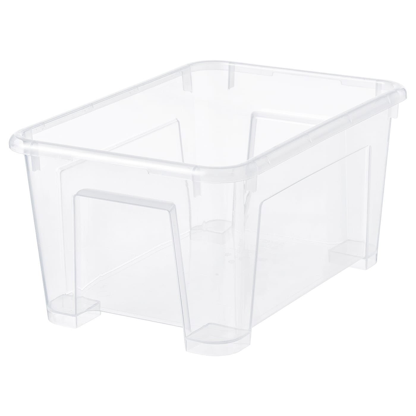 IKEA SAMLA pojemnik, przezroczysty, 28x19x14 cm/5 l
