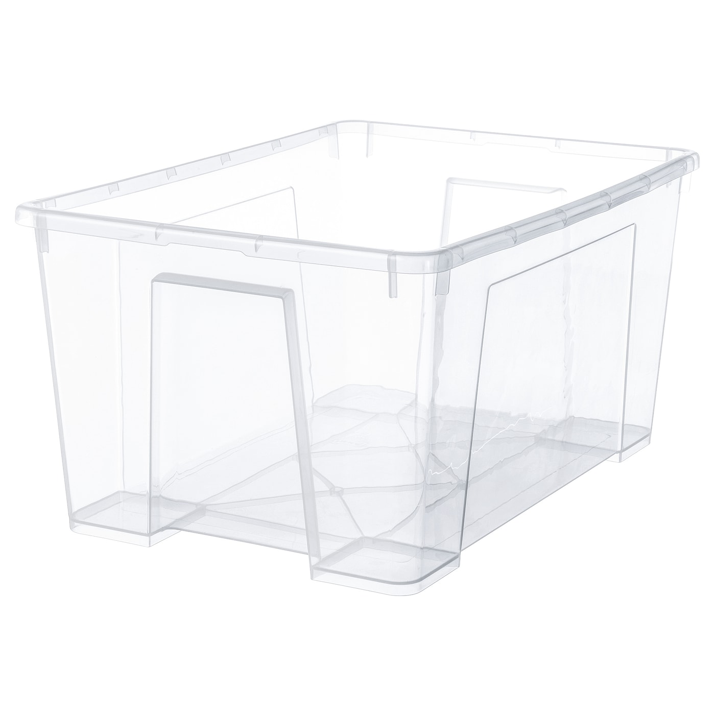 IKEA SAMLA pojemnik, przezroczysty, 56x39x28 cm/45 l
