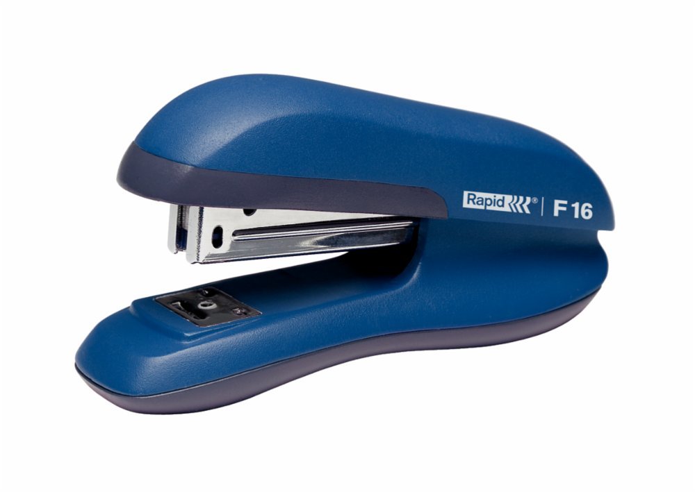 Zszywacz Rapid F16, do 30 kartek, niebieski