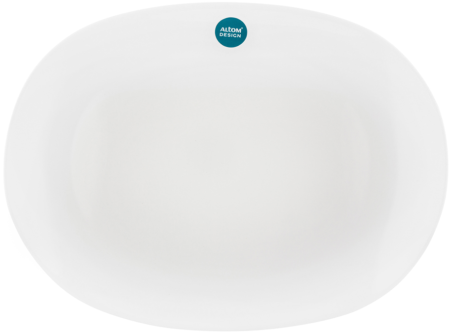 Półmisek Altom Design White Harmony, 23x16cm, szkło, 6 sztuk, biały