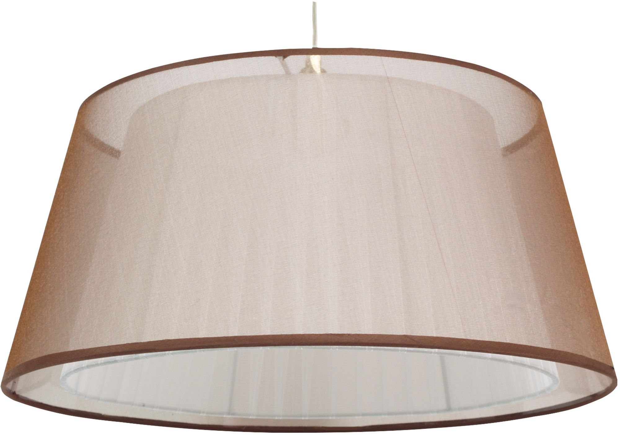 Candellux Charlie lampa wisząca 1x60W brązowa 31-24794