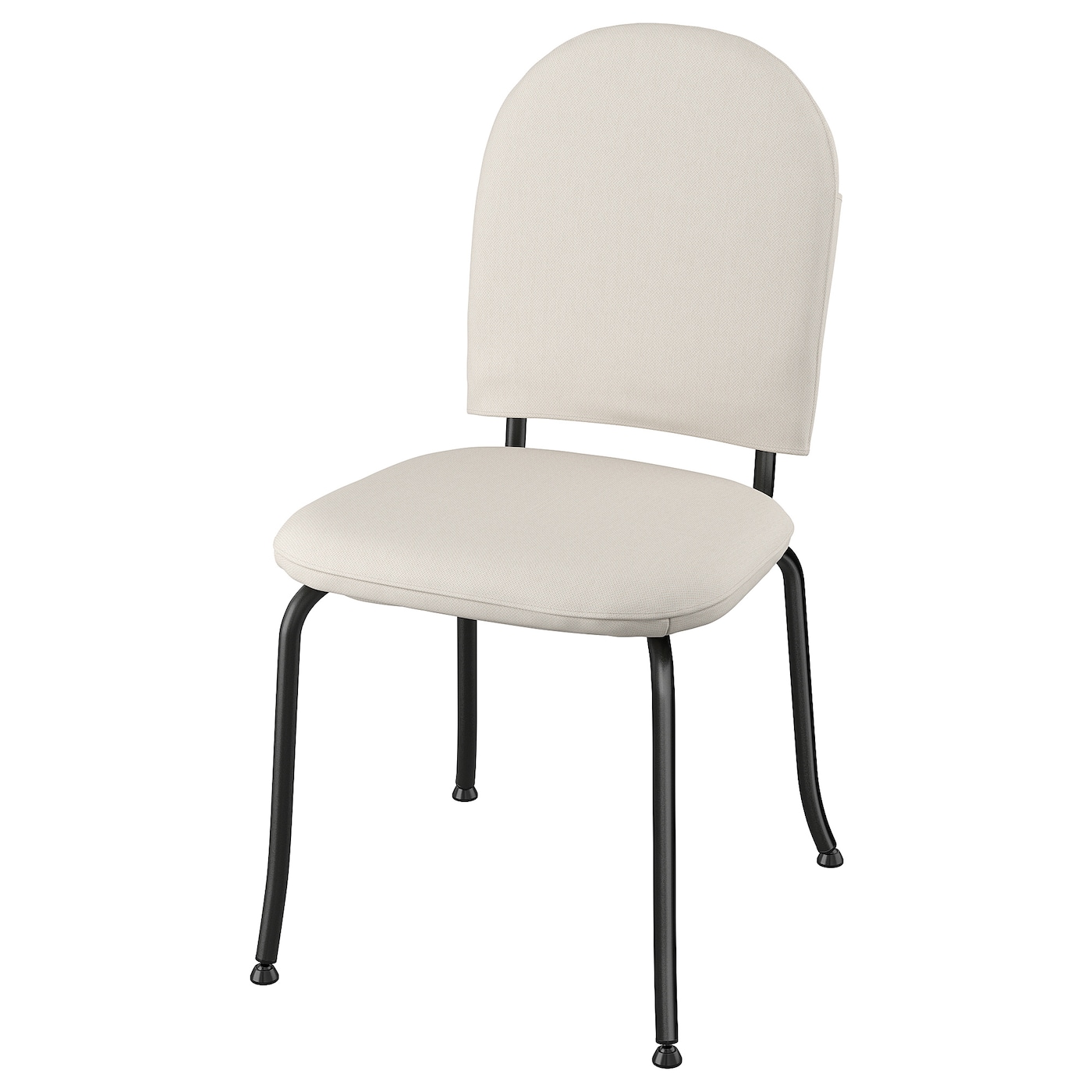 IKEA EBBALYCKE krzesło, Idekulla beżowy, Głębokość: 50 cm