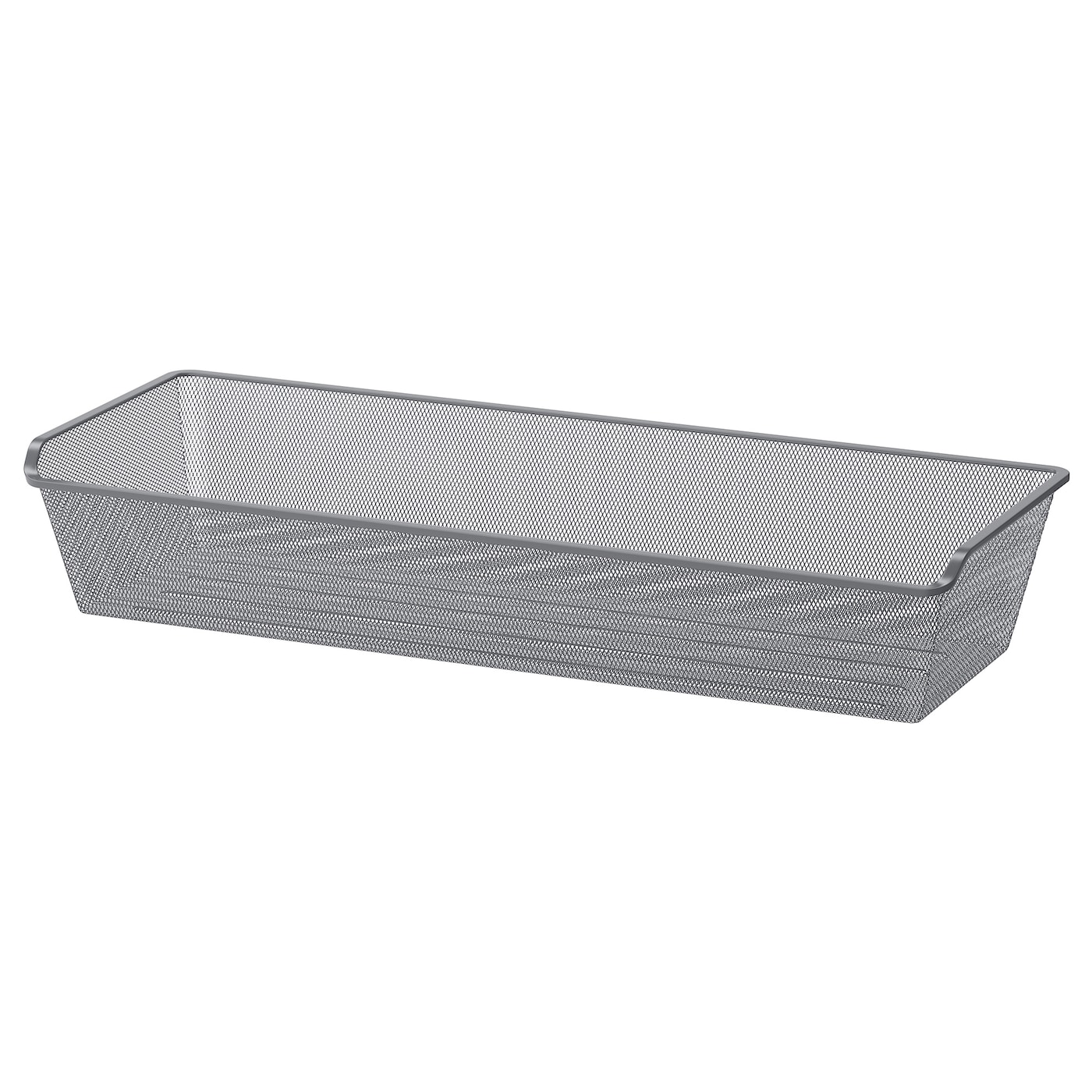 IKEA KOMPLEMENT kosz druciany, ciemnoszary, 100x35 cm