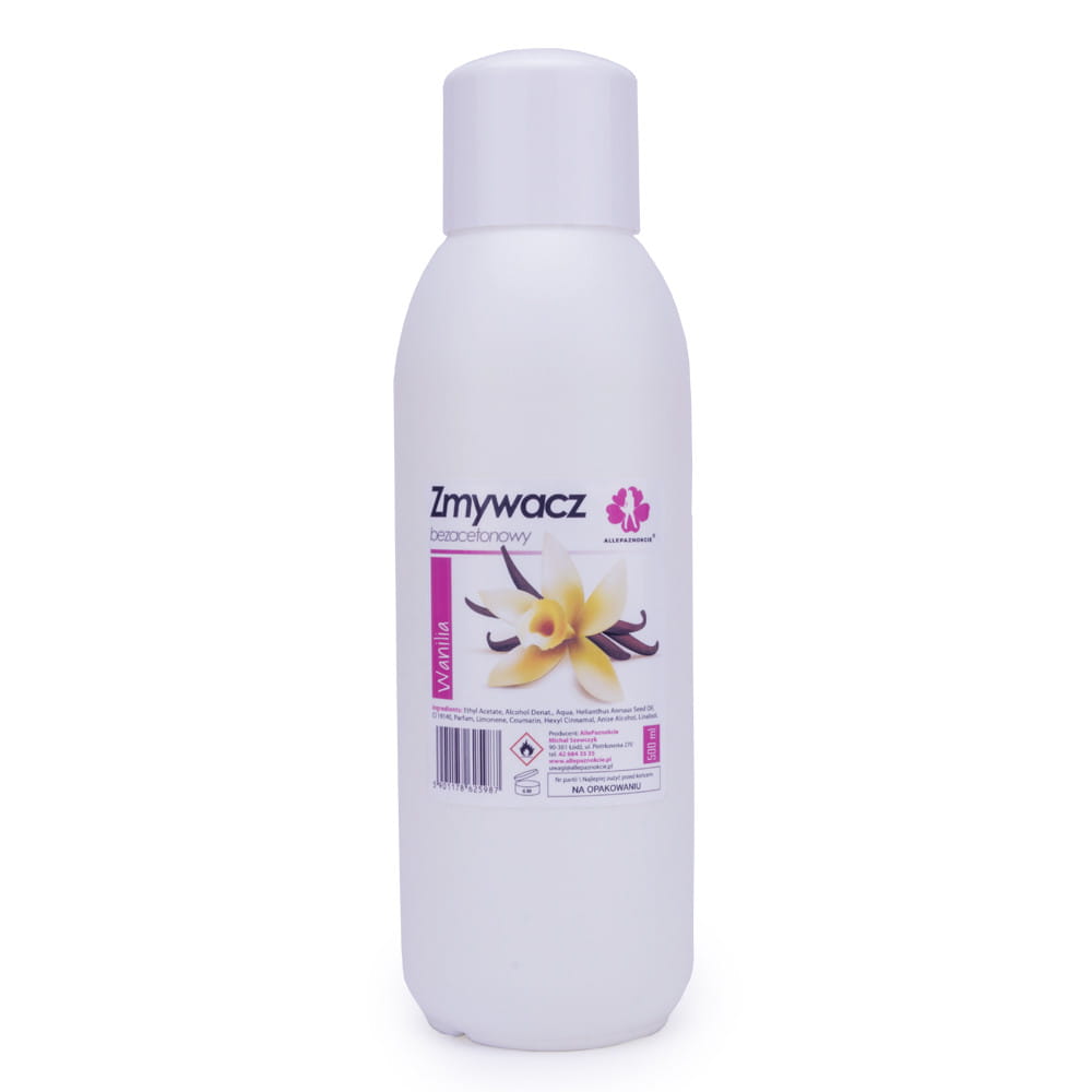 Zmywacz Allepaznokcie Wanilia 500 ml