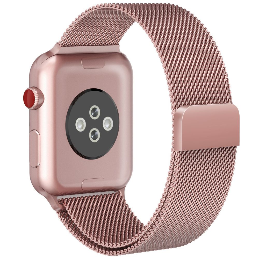 Tech-Protect MilaneseBand [Rose Gold], Bransoleta do Apple Watch 1/2/3 (42mm)