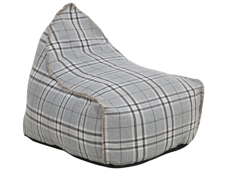 Fotel worek 200 L Drop linen 63 cm 75 cm Szary 1 szt.