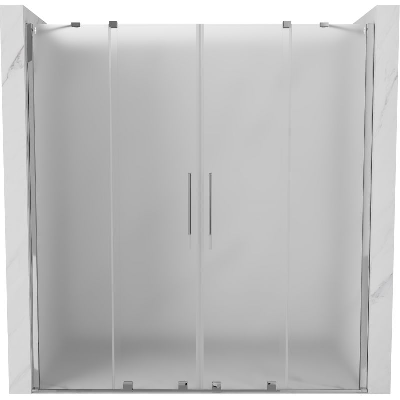 Drzwi prysznicowe Mexen Velar szron 200x200 cm 1 szt.