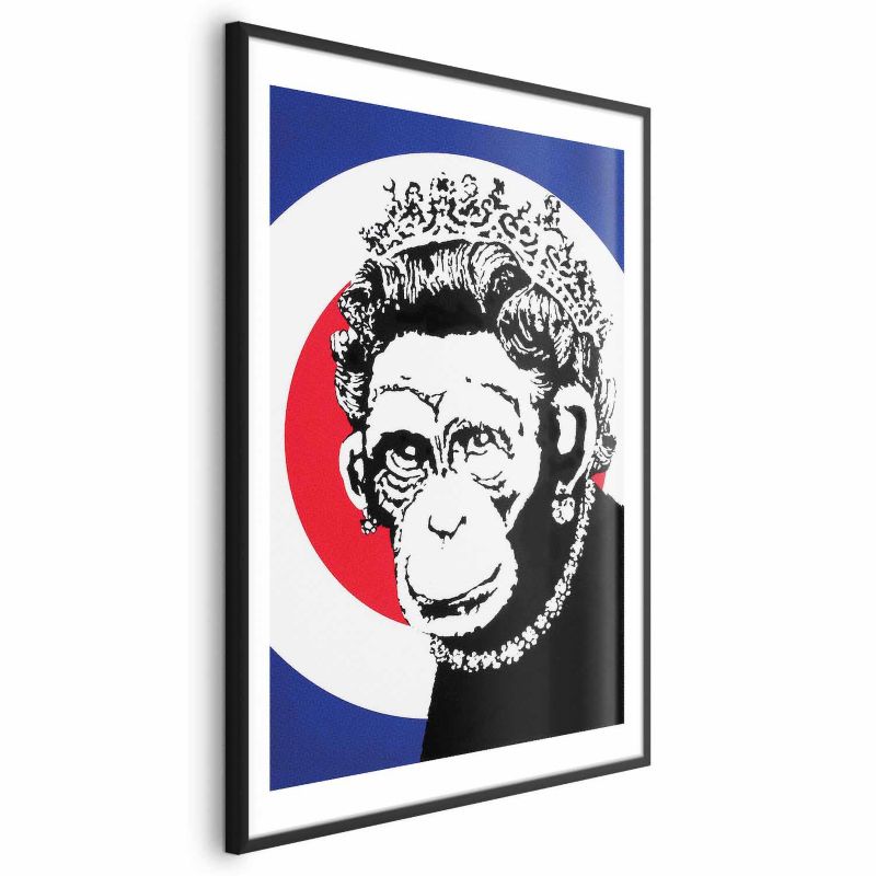 Plakat Artgeist Królowa małp 60x90 cm z ramą czarną 1 szt