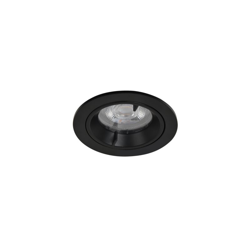 Oczko GoodHome Caius 345 lm IP44 4000 K czarne 3 szt.