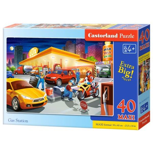 Castorland Puzzle 40 el. Maxi GAS STATION