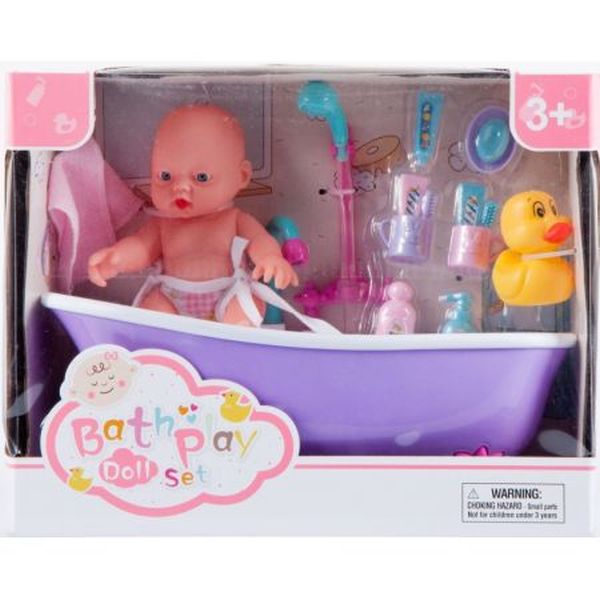 LALKA BOBAS 15CM+AKCESORIA 27X22X13
