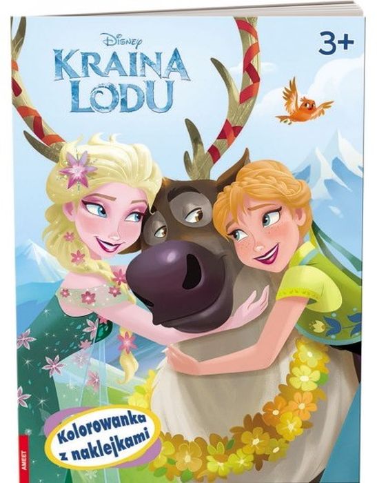 Kraina lodu. Kolorowanka z naklejkami