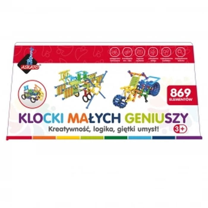 KLOCKI MAŁYCH GENIUSZY PATYKI 869 E