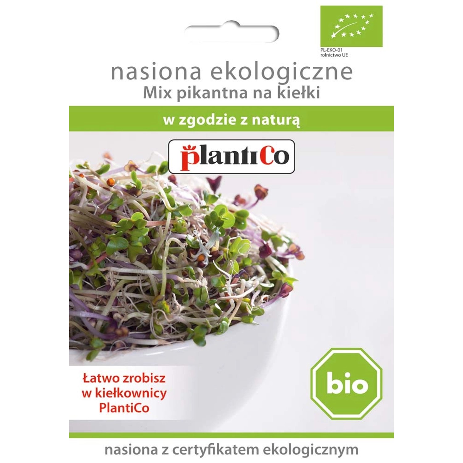 Nasiona na kiełki pikantny BIO 30g mix