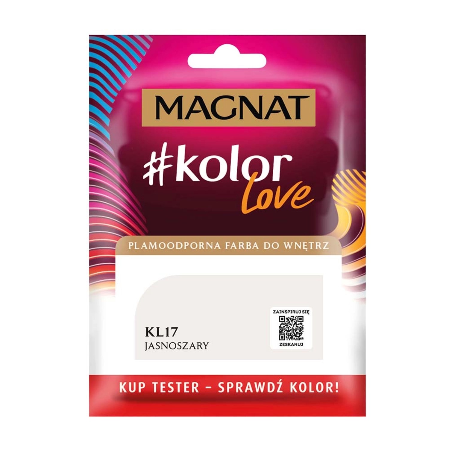 Tester farby Magnat KolorLove jasnoszary - 25 ml