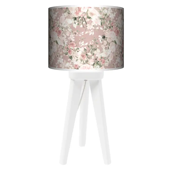 Lampa Trójnóg mała dusty rose kolor podstawy do wyboru FL - wenge