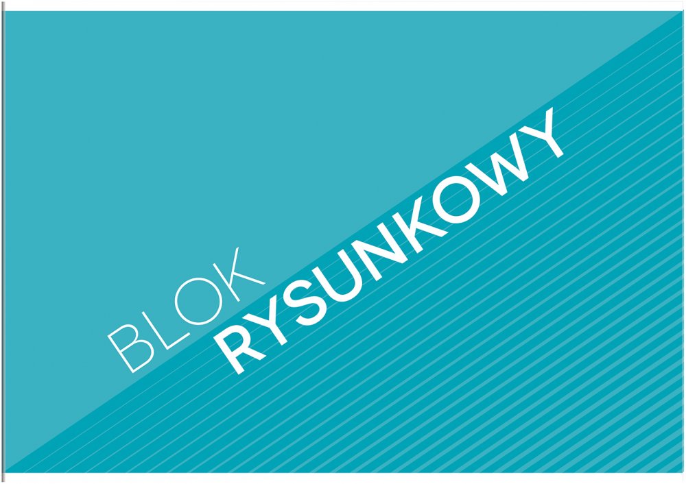 Blok rysunkowy Interdruk Economy, A4, 20 kartek, biały