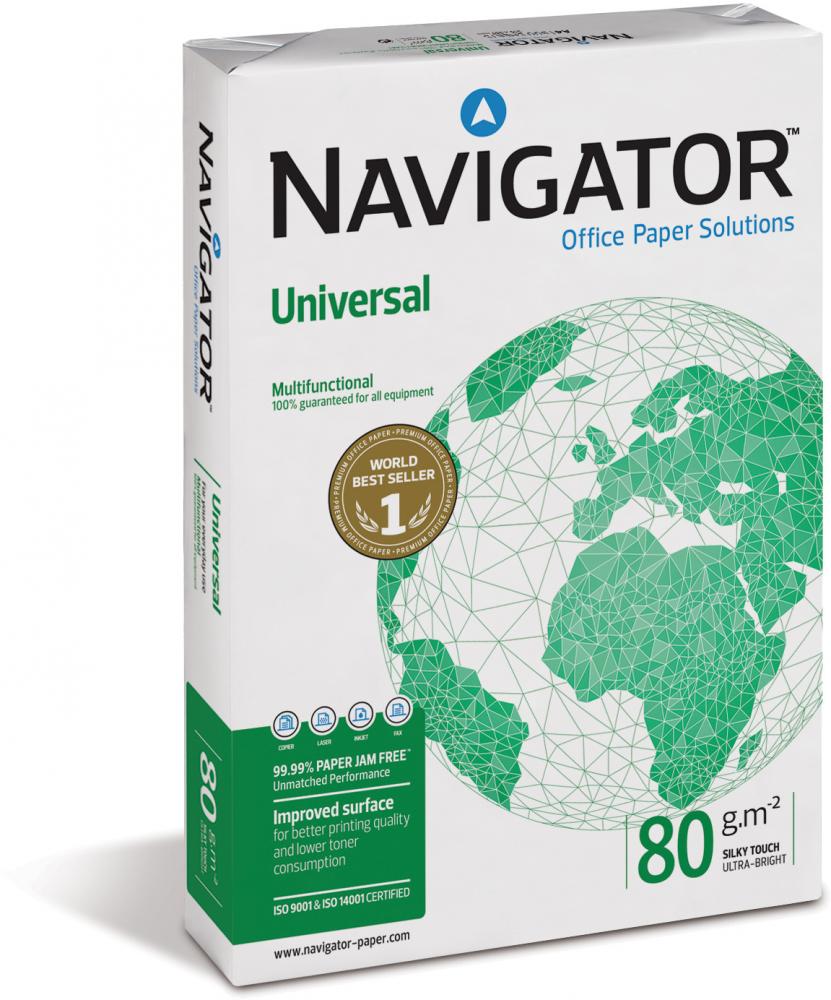 Papier ksero Navigator Universal, A4, 80g/m2, 500 arkuszy, biały