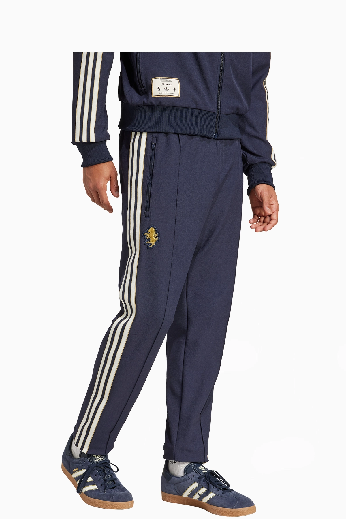 Spodnie adidas Juventus FC 24/25 Terrace Icons - Granatowy