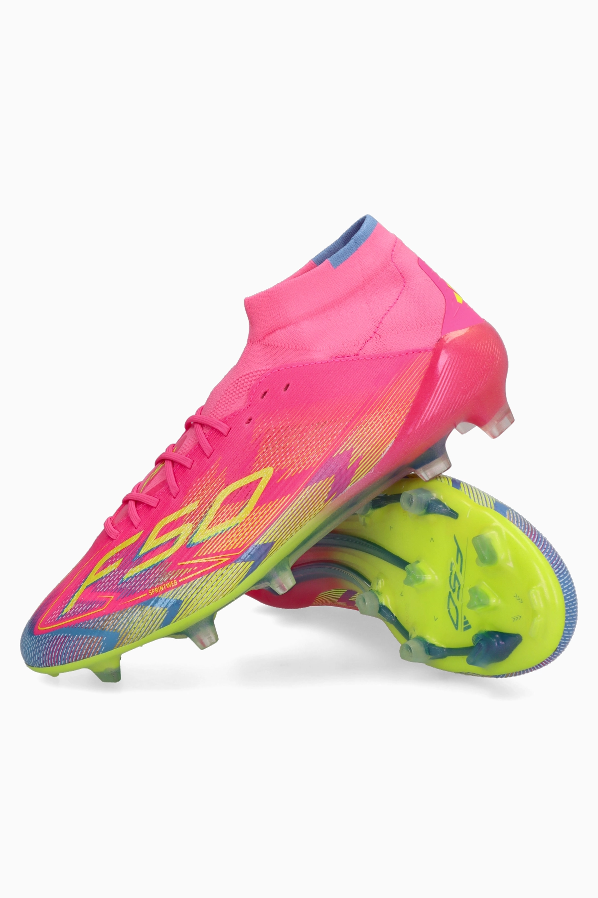 Korki adidas F50 Elite Mid FG Damskie - Różowy