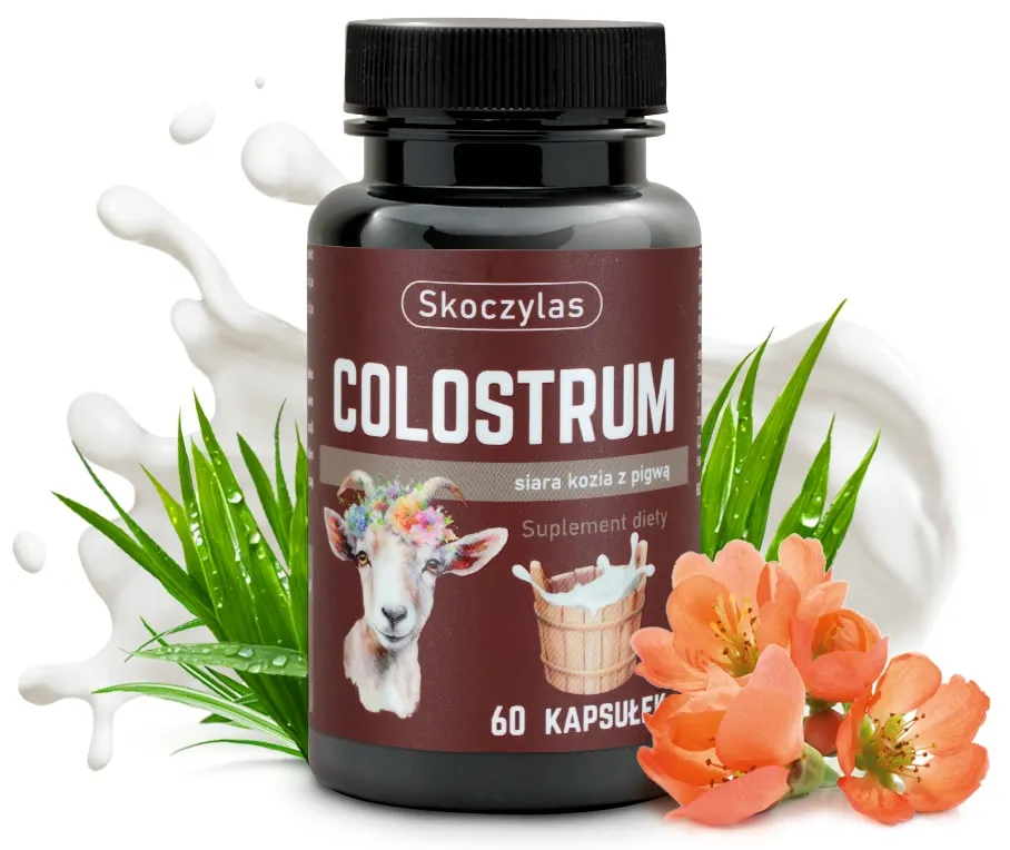 Colostrum siara kozia z pigwą 60kaps. Skoczylas