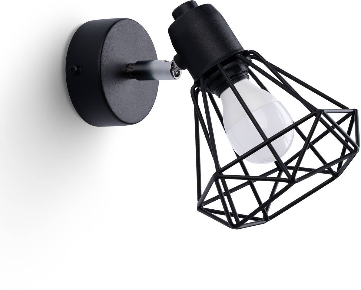 Darmowa Dostawa - Kinkiet 1x40 W czarny Sollux Lighting Artemis SL1105