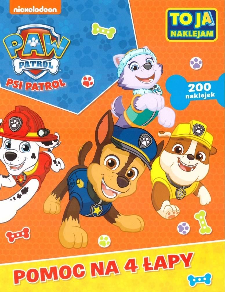 Psi Patrol To ja naklejam. Pomoc na 4 Łapy