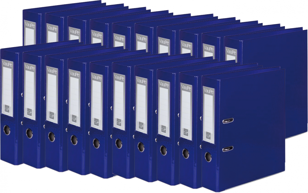 20x Segregator A4 VauPe FCK Premium, 50mm, do 350 kartek, niebieski