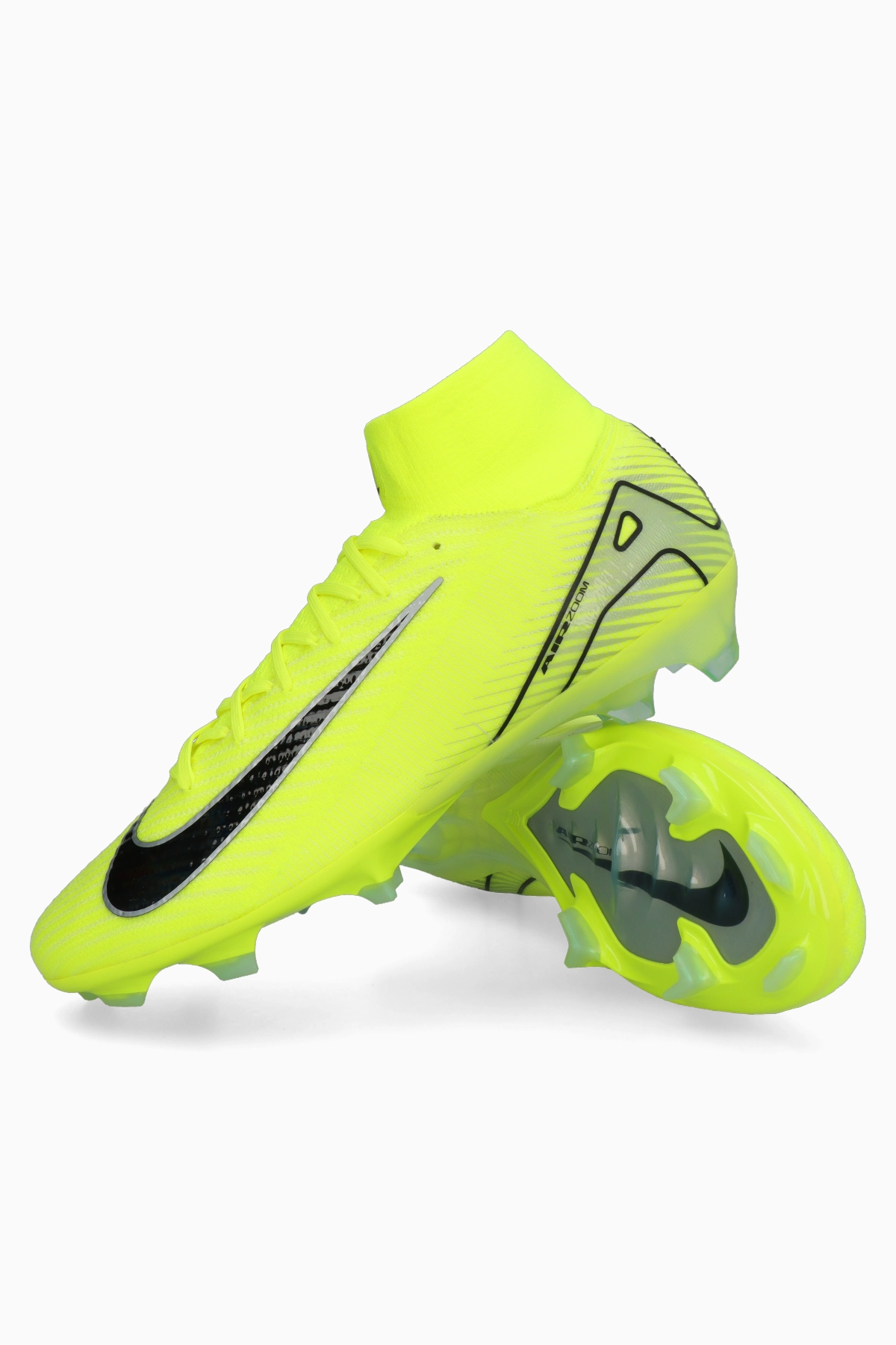Korki Nike Zoom Mercurial Superfly 10 Elite FG - Limonkowy