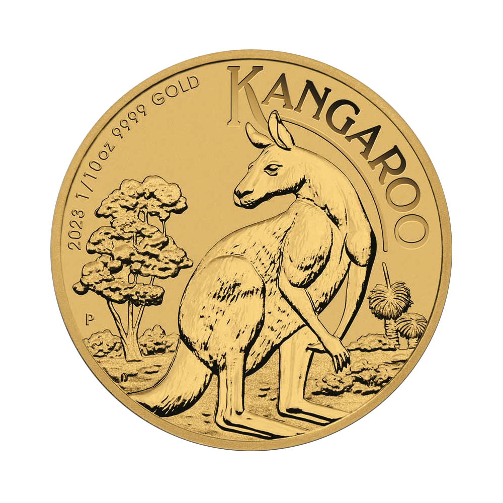 Złota moneta Australijski Kangur 1/10 uncji - wysyłka 24 h!