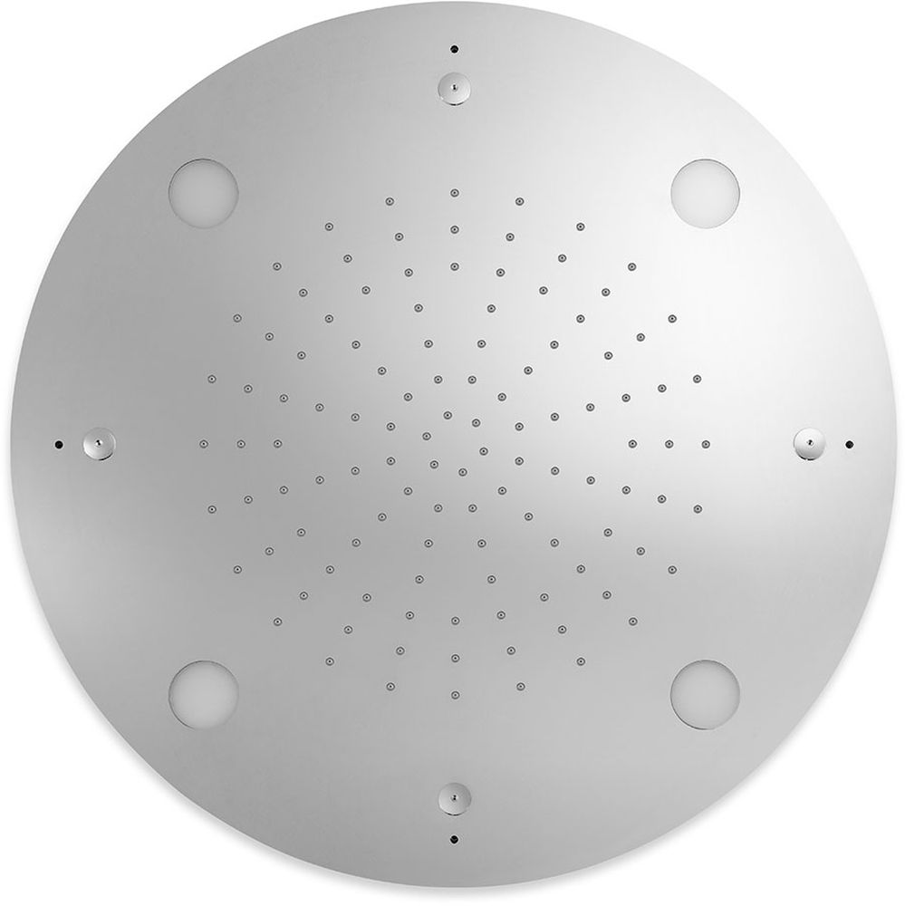 Tres Exclusive deszczownica 60 cm okrągła chromoterapia chrom 299.958.01