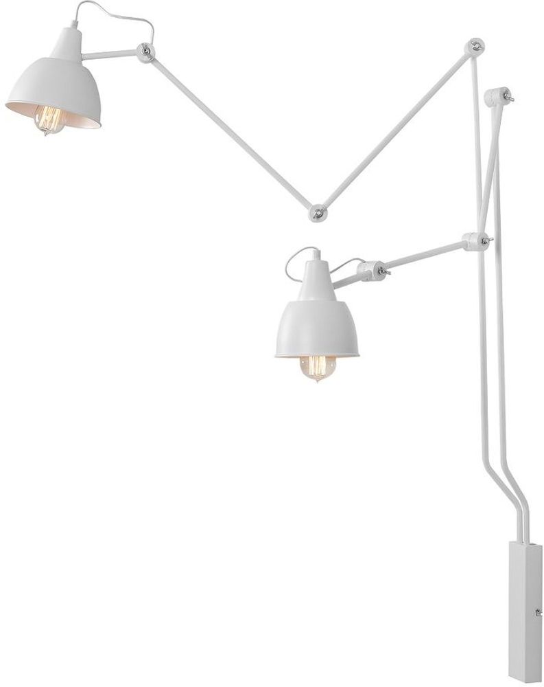 Aldex Aida 2 kinkiet 2x60W biały 814D
