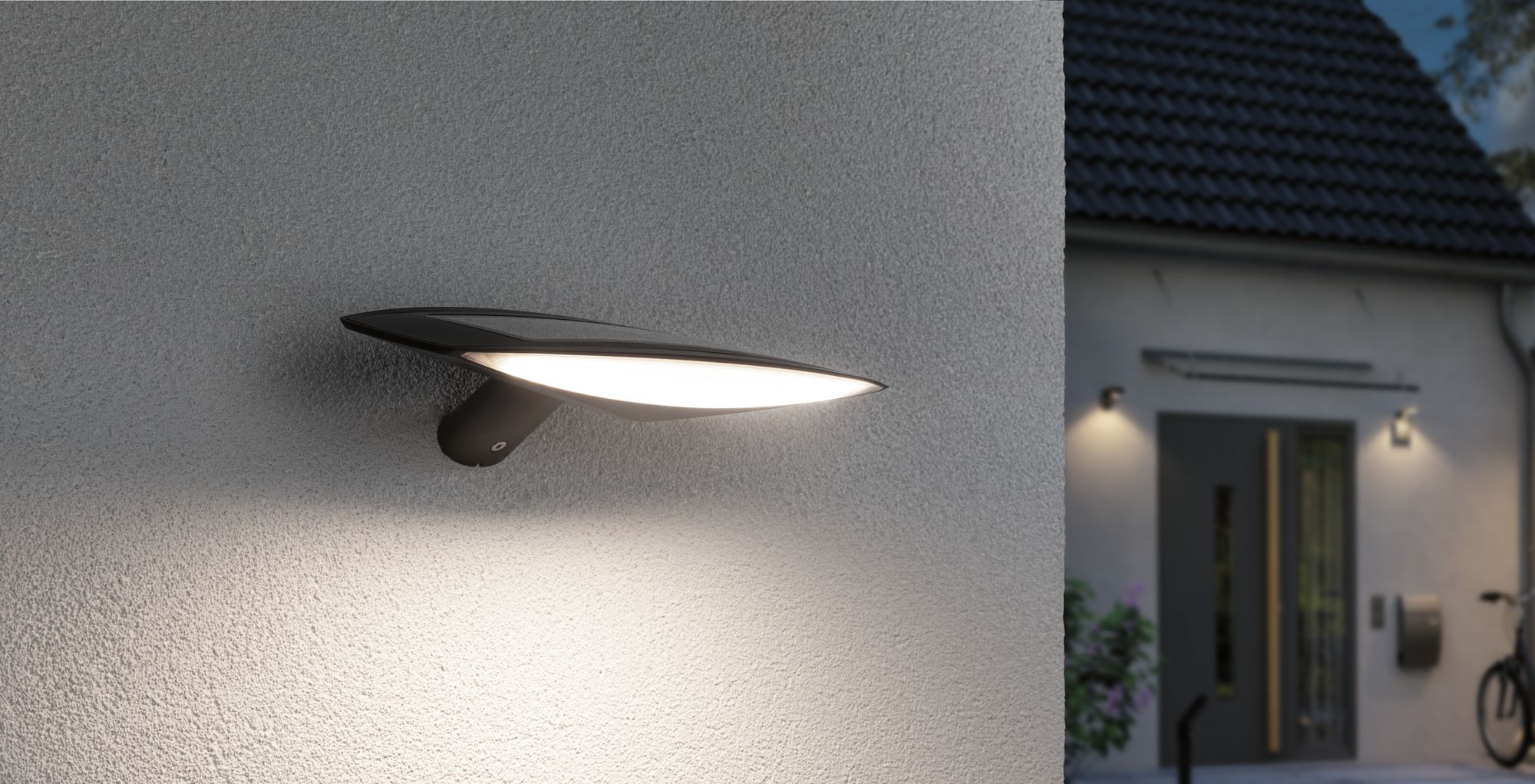 Paulmann Kiran kinkiet solarny 1x4 W antracyt 94340