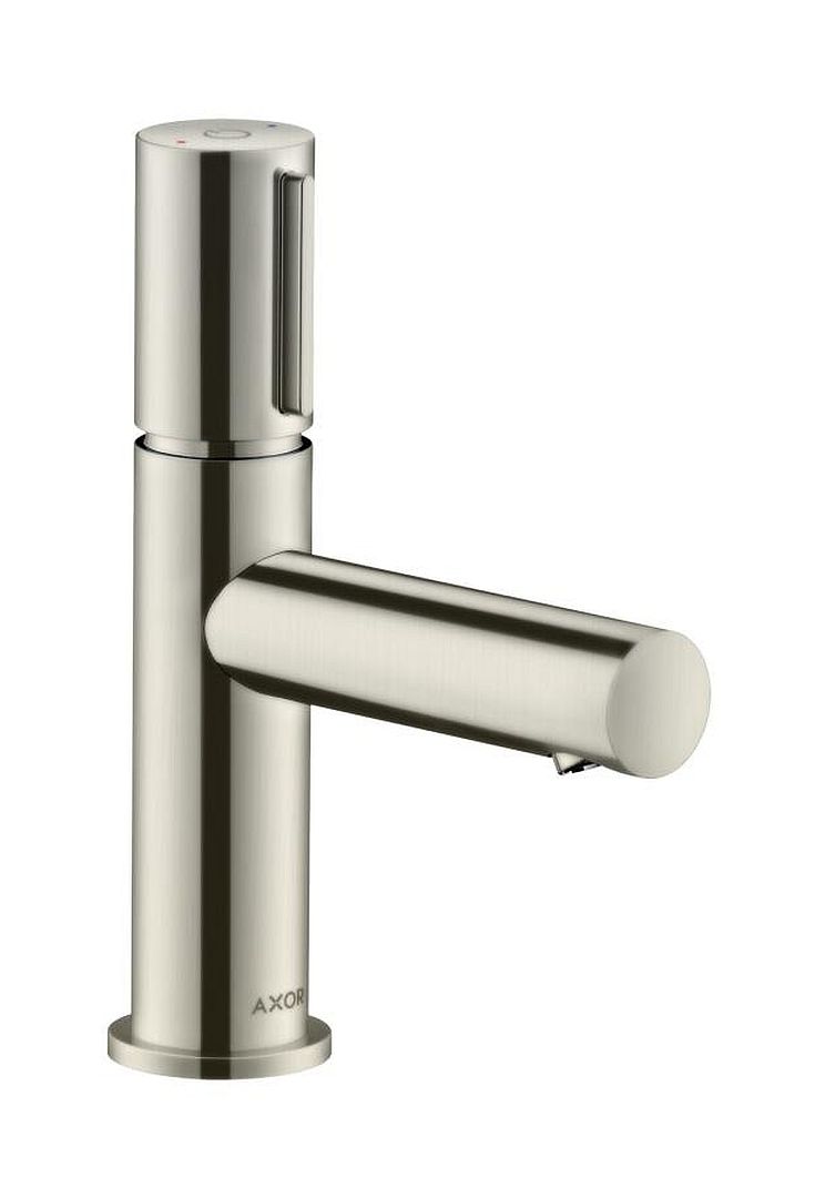 Axor Uno 80 bateria umywalkowa stojąca EcoSmart nikiel szczotkowany 45015820