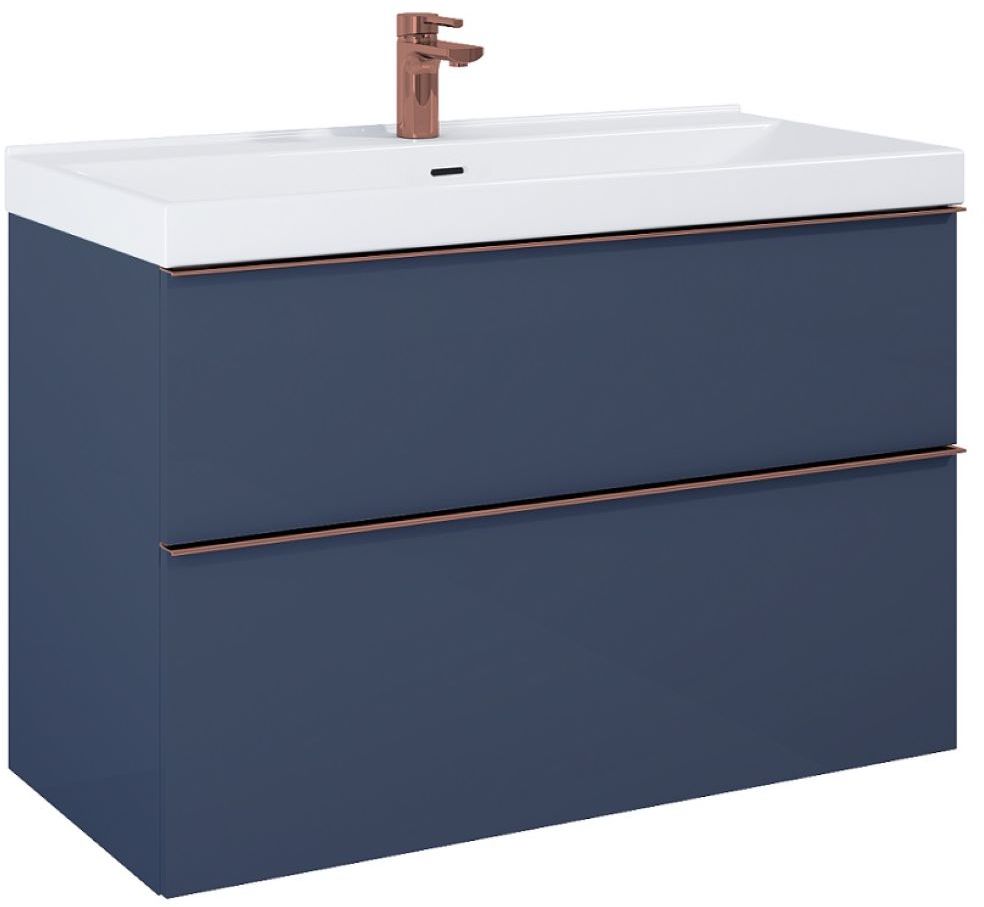 Elita Look szafka 100x44,9x63,5 cm podumywalkowa wisząca navy blue matt RE011000027030 - Wysyłka w 24h